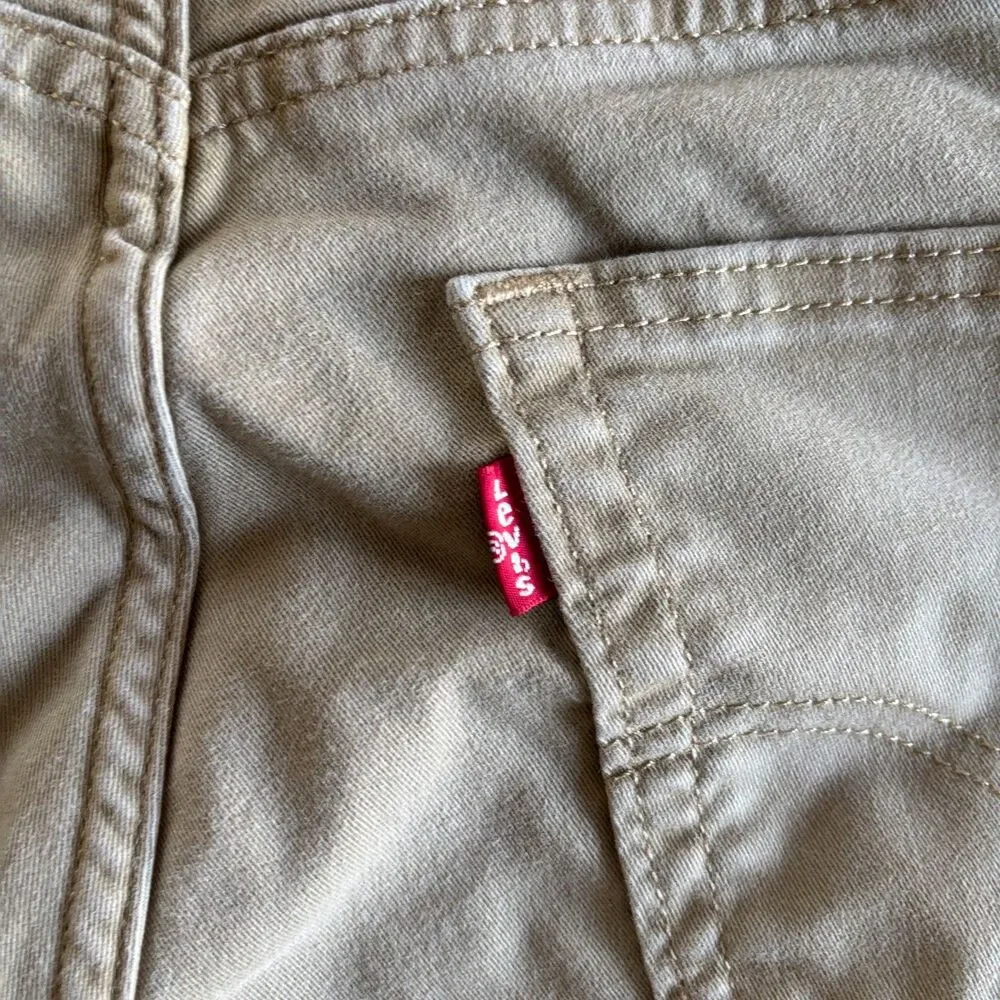 Levi's 511 Slim Fit Tan Khaki Casual Pants Trousers Men's Size 29x30